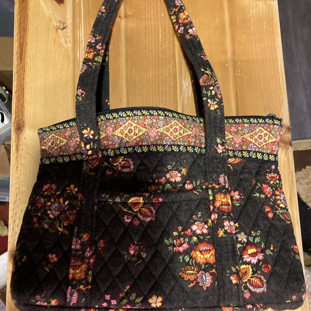 Vera Bradley Quilted Floral Handbag